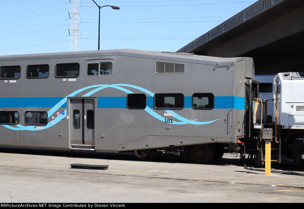 Metrolink coach SCAX #161 rehabbed/repainted by Talgo.